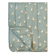 Modern Moments by Gerber Baby Neutral Super Soft Quilted Blanket, Goose, One Size
