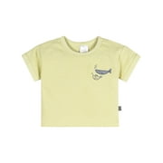 Modern Moment by Gerber Baby Boy Organic Short Sleeve Top, Sizes 0/3 Months - 24 Months
