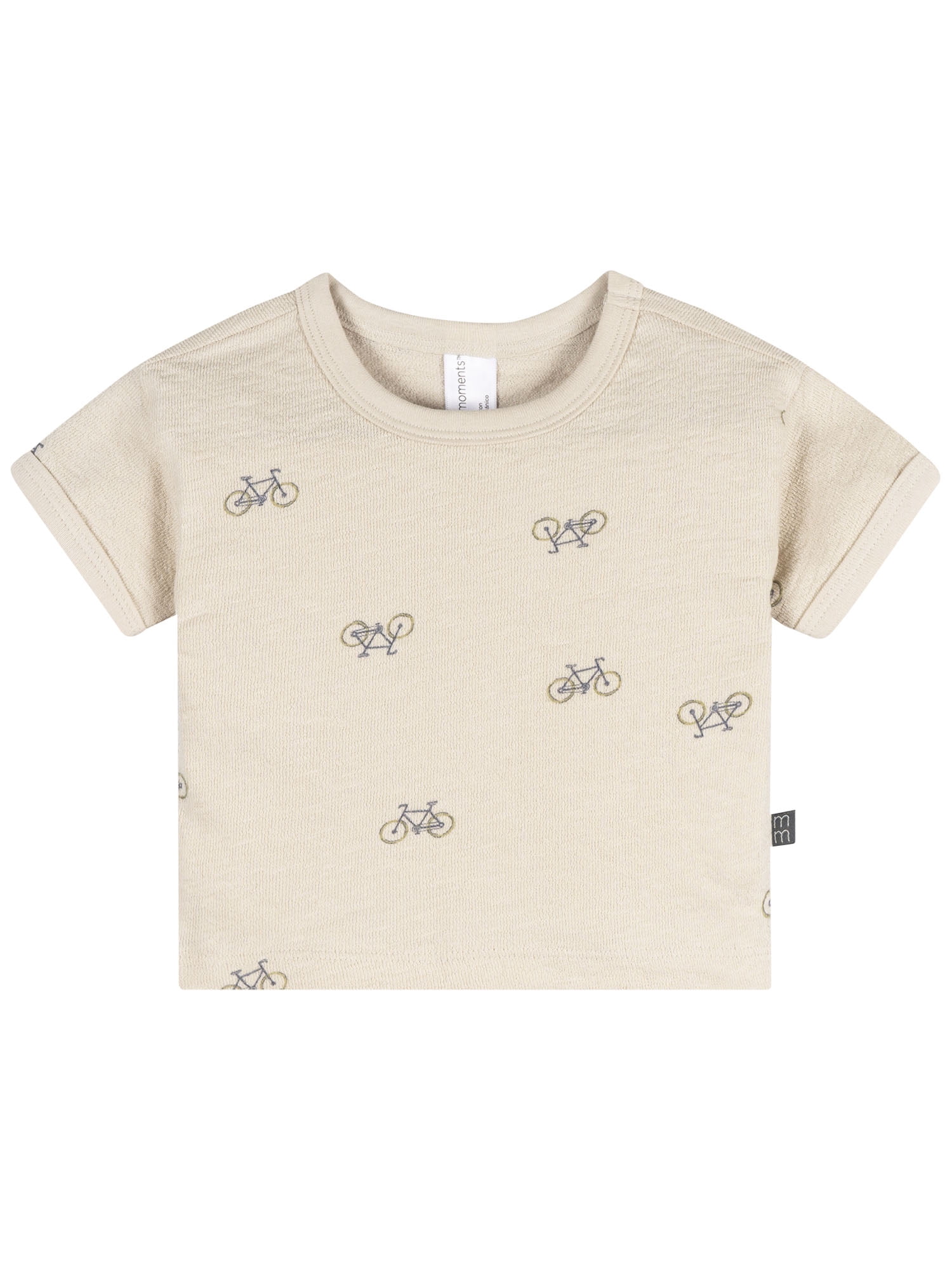 Modern Moment by Gerber Baby Boy Organic Short Sleeve Top, Sizes 0/3 Months - 24 Months