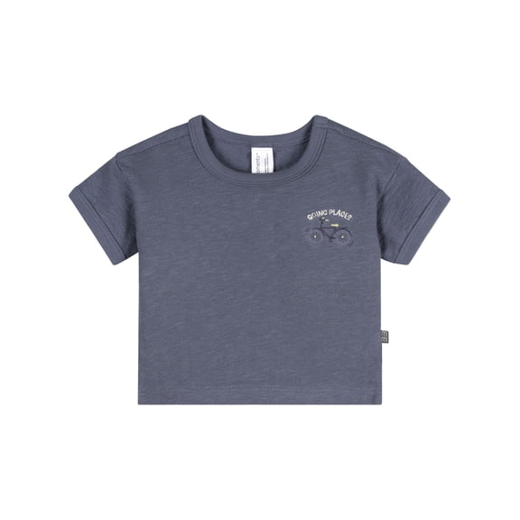 Modern Moment by Gerber Baby Boy Organic Short Sleeve Top, Sizes 0/3 Months - 24 Months