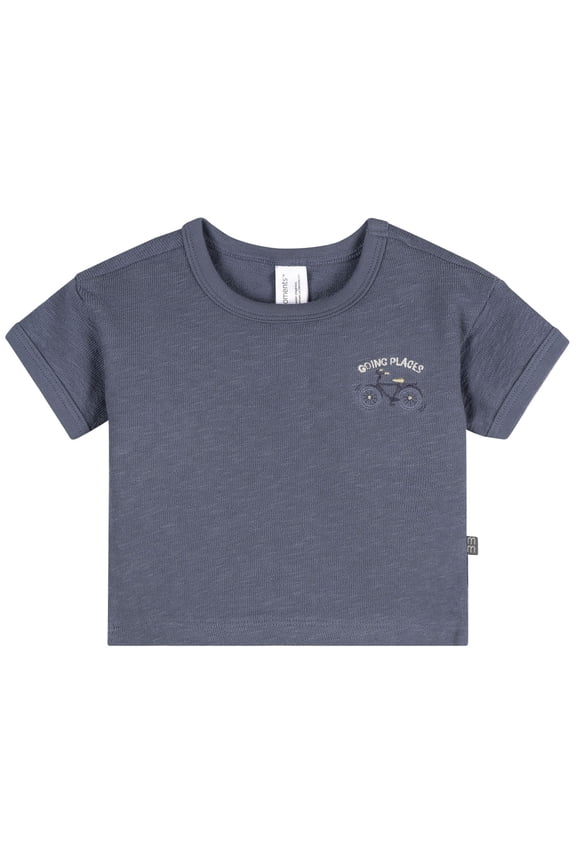 Modern Moment by Gerber Baby Boy Organic Short Sleeve Top, Sizes 0/3 Months - 24 Months