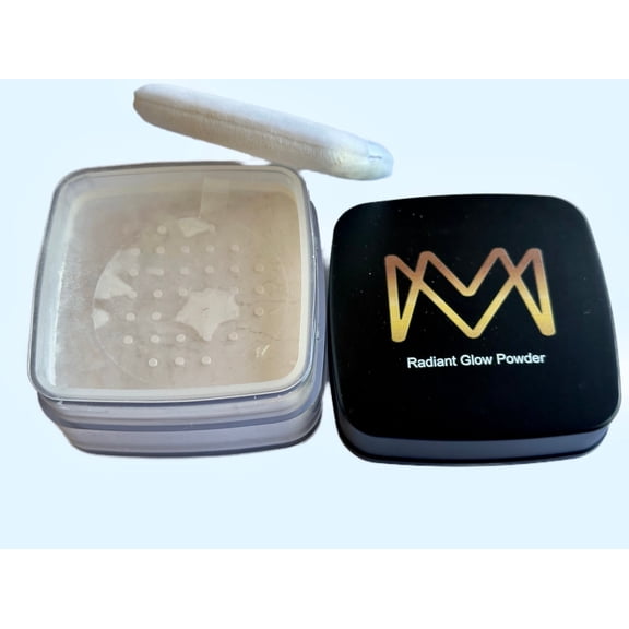 MM Radiant Glow Loose Powder – Lightweight Setting Powder for Smooth Finish, Oil Control & Long-Lasting Radiant Glow, Flawless Matte Finish, Buildable Formula