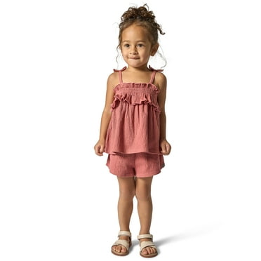 Modern Moments Toddler Girl Smocked Short Set, 2-Piece, Sizes 12M-5T