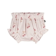 by Gerber Baby Girl Organic Smocked Bloomer Short, Sizes 0/3 Months - 24 Months