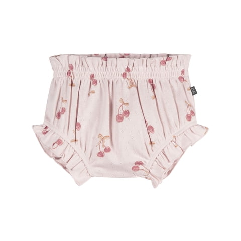 by Gerber Baby Girl Organic Smocked Bloomer Short, Sizes 0/3 Months - 24 Months