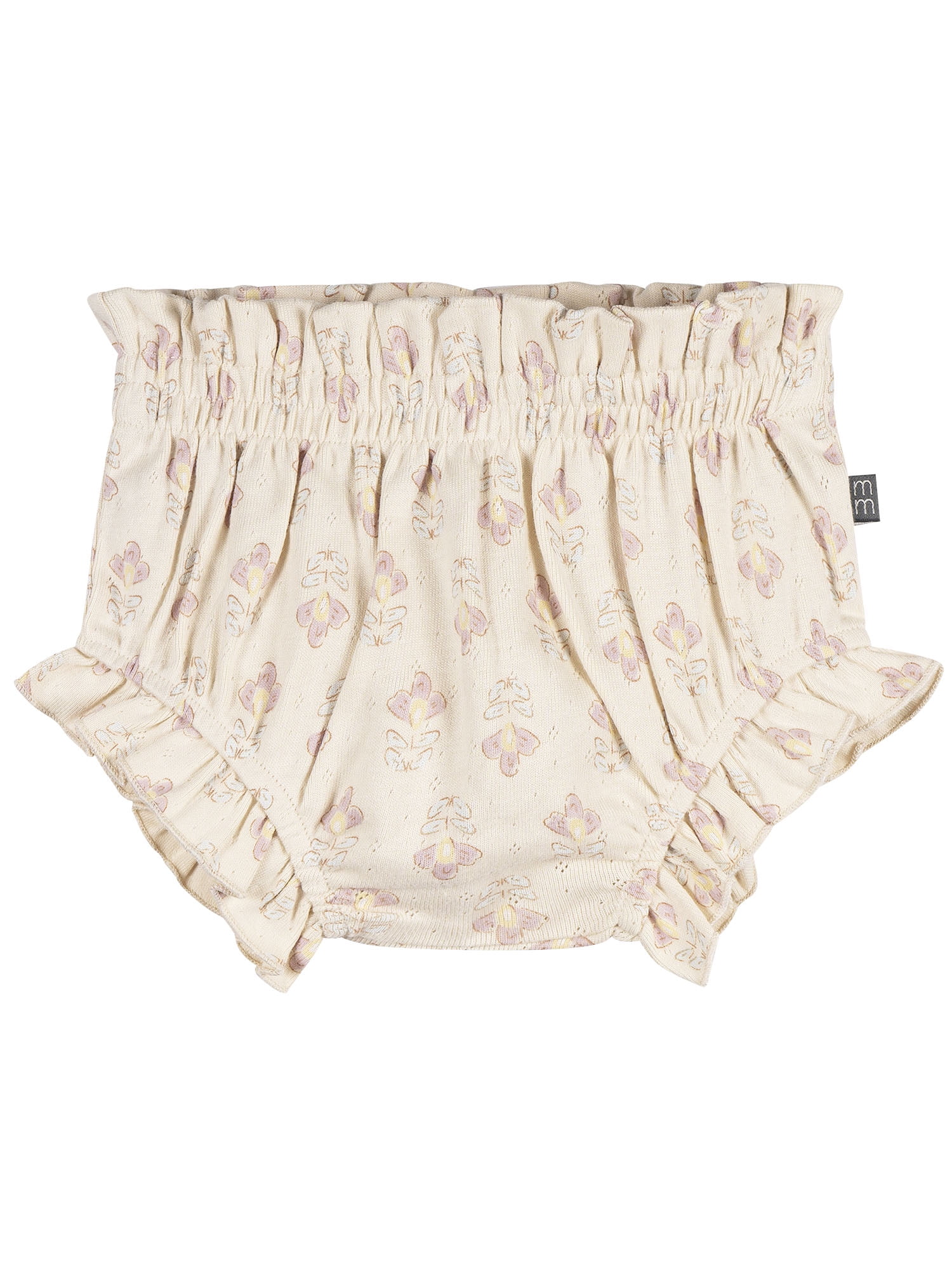 Modern Moments by Gerber Baby Girl Organic Smocked Bloomer Short, Sizes 0/3 Months - 24 Months