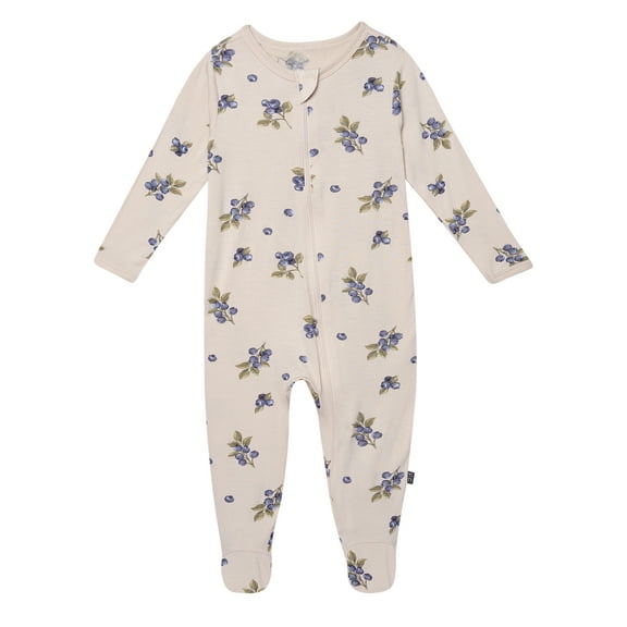 Modern Moments by Gerber Baby Neutral Super Soft Viscose Two-Way Zip Sleep 'N Play Footed Pajamas, Sizes Newborn - 6/9 Months