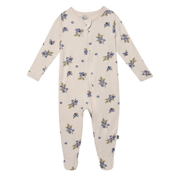 Modern Moments by Gerber Baby Neutral Super Soft Viscose Two-Way Zip Sleep 'N Play Footed Pajamas, Sizes Newborn - 6/9 Months