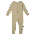 thumbnail image 1 of Modern Moments Two-Way Zip Crew Neck Footed Pajamas, Newborn Viscose Spandex - 6/9 Months, 1 of 6