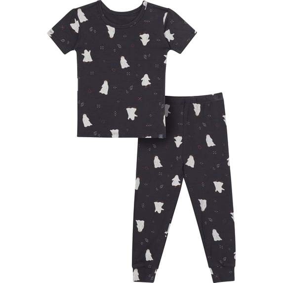 Modern Moments by Gerber Neutral Short Sleeve Halloween Pajama Set, 2-Piece, Sizes 12 Months - 5T