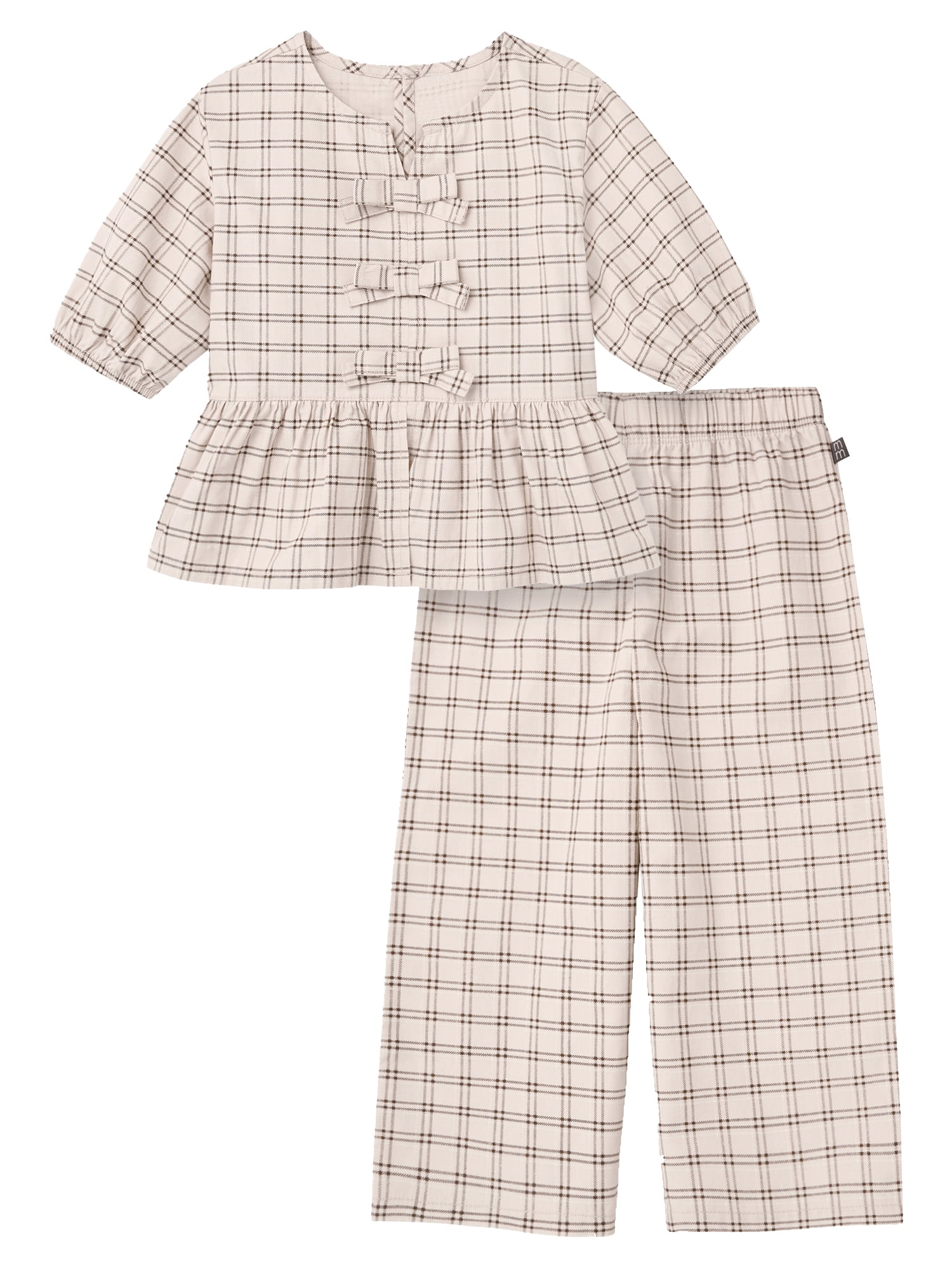 Modern Moments by Gerber Toddler Girl Bow Front Top and Pant Set, 2-Piece, Sizes 12 Months - 5T
