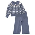thumbnail image 1 of Modern Moments by Gerber Toddler Girl Collar Sweater and Pant Set, 2-Piece, Sizes 12 Months - 5T, 1 of 13