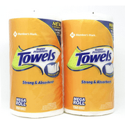 MM Super Premium Paper Towels, Perforated Kitchen Paper Towel Rolls, 2 Mega Rolls - Each Roll 150 Sheet
