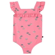 by Gerber Baby and Toddler Girl One-Piece Swimsuit, Sizes 0/3M-5T