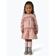 Modern Moments by Gerber Toddler Girl Tiered Dress with Ric Rac, Sizes 12M-5T
