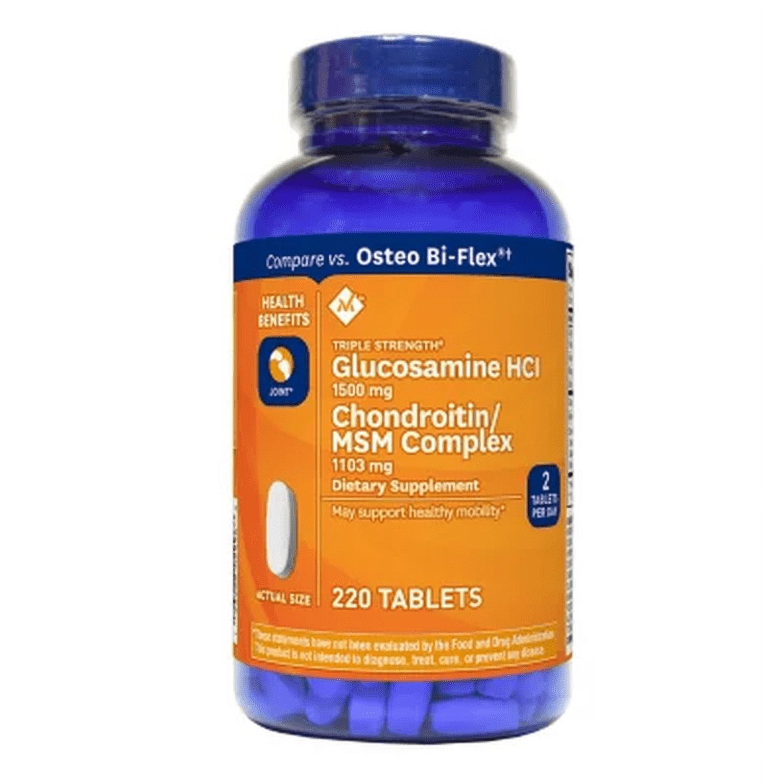 MM TripleStrength Glucosamine Chondroitin MSM Tablets (220 Ct.)