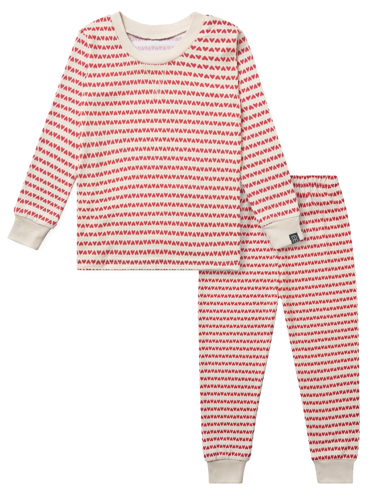 Modern Moments By Gerber Modern Moments by Gerber Toddler Neutral Valentine´s Day Super Soft Pajama Set, 2-Piece, Sizes 12M-5T