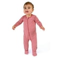 thumbnail image 1 of Modern Moments by Gerber Baby Neutral Viscose Valentine's Day Two-Way Zip Sleep 'N Play Footed Pajamas, Sizes Newborn - 6/9 Months, 1 of 12