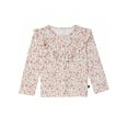 thumbnail image 1 of Modern Moments by Gerber Toddler Girl Ruffle Long Sleeve Top, Sizes 12M-5T, 1 of 7