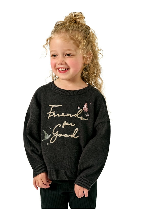 Toddler Girl Wicked Affirmation Sweater, Sizes 12 Months - 5T