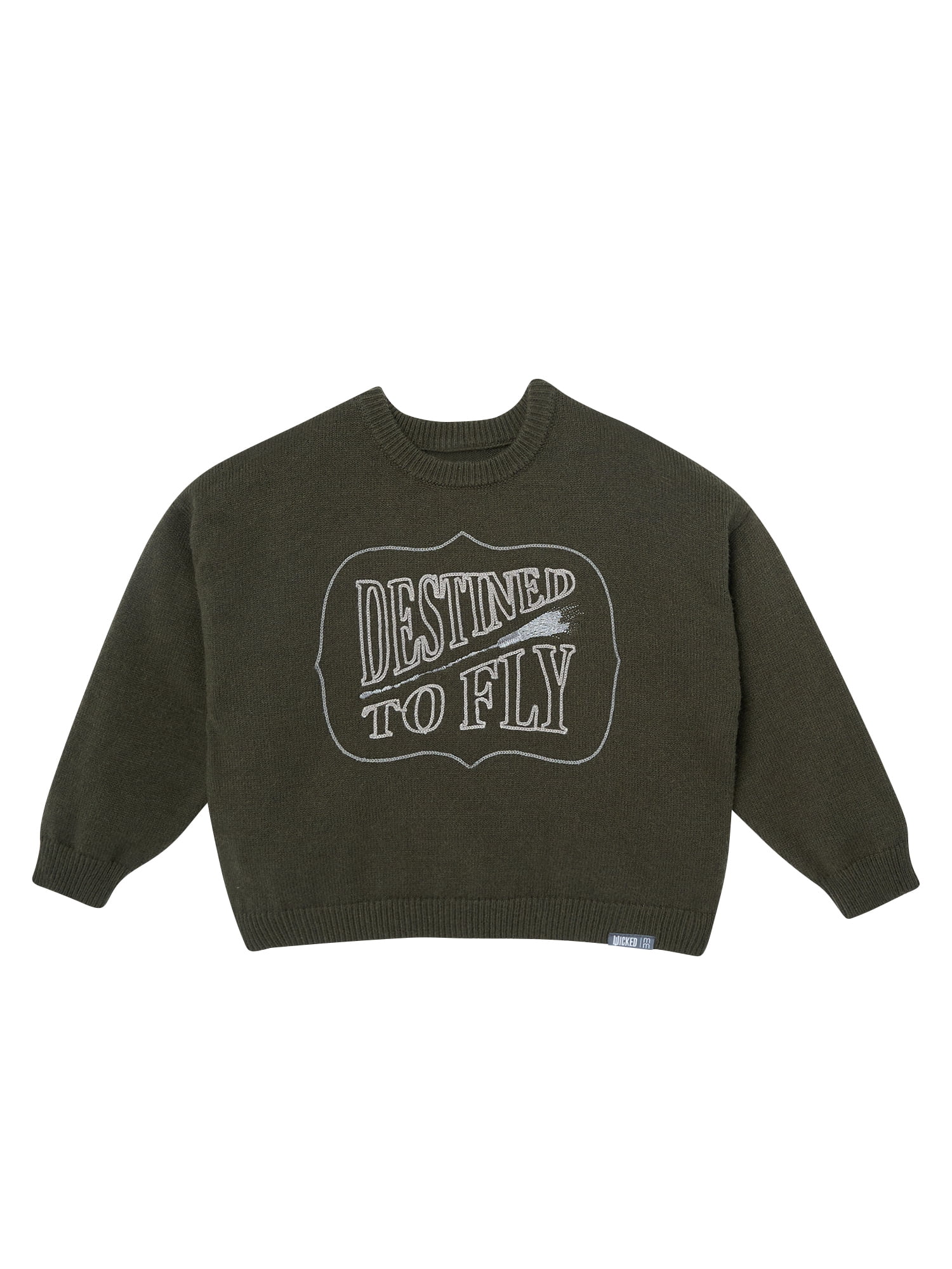 Modern Moments Toddler Girl Wicked Sweater With Chainstitch, Sizes 12 Months - 5T
