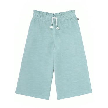 Modern Moments by Gerber Toddler Girl Paperbag Waist Wide Leg Pant, Sizes 12M-5T