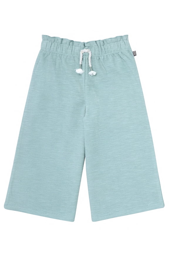 by Gerber Toddler Girl Paperbag Waist Wide Leg Pant, Sizes 12M-5T