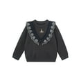 thumbnail image 1 of Modern Moments Toddler Girl Elphaba Wicked Eyelet Ruffle Sweatshirt, Sizes 12 Months - 5T, 1 of 9