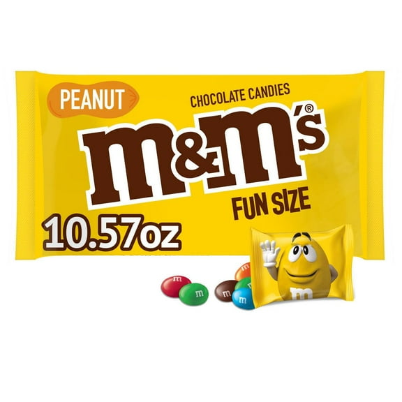 MM's Peanut Fun Size Chocolate Candy - 10.57oz - Pack of 2