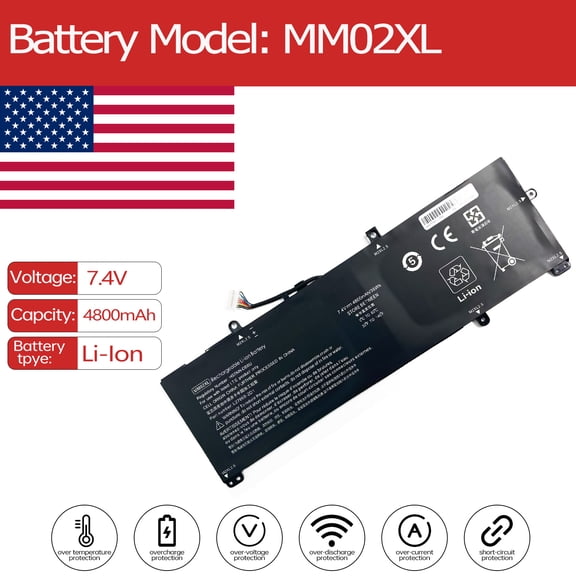 MM02XL Battery For HP Pavilion 13-AN0053UR 13-AN0999NF 13-AN0007TU 13-AN0014NF 13-AN0056UR 13-AN1022TU 13-AN0020TU 13-AN0017TU 13-AN0060UR 13-AN0006NB 13-AN0029NF 13-AN0037UR 13-AN0062UR 13-AN0038U