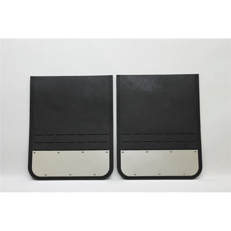 MM1924SS 19 x 24 in. Universal Stainless Steel Bottom Plate Mud Flaps