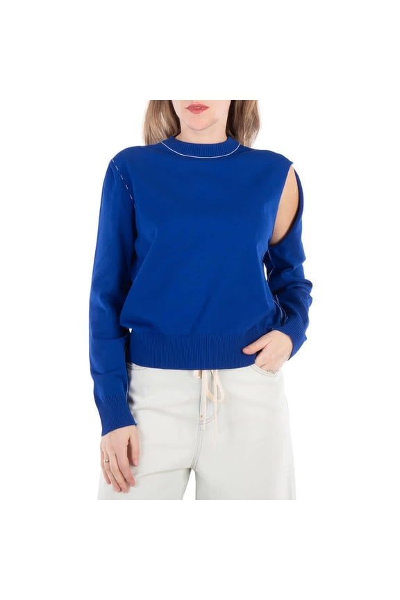 MM6 Crewneck Cutout Jumper, Size Small