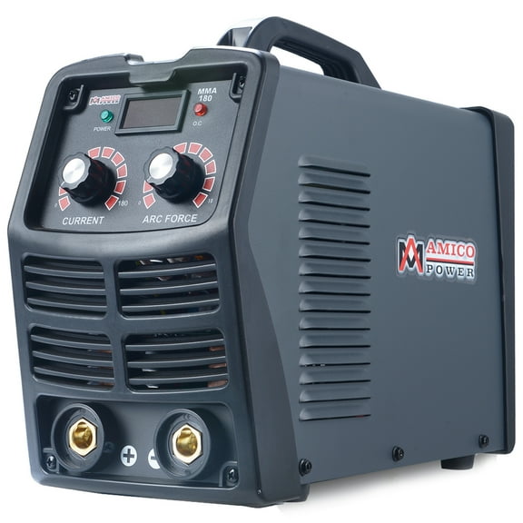 MMA-180, 180 Amp Stick ARC DC Inverter Welder, IGBT Digital Display LCD 120V & 240V Dual Voltage Welding Machine