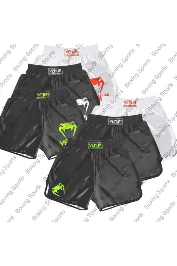 MMA Boxing Shorts Men's Quick Drying Muay Thai Training Short Pants Gym Fitness Fighting Sports Shorts Sweatpants Exercise