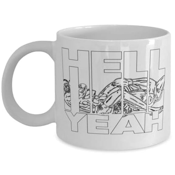 MMA 11 oz Coffee Mug - Hell Yeah White Ceramic Gift