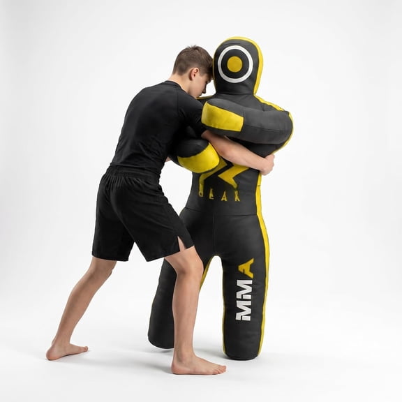 MMA Grappling Dummy for BJJ Punching Bag Wrestling Buddies Brazilian JIU Jitsu Standing Position Dummy Martial Arts Boxing Karate Dummies - UNFILLED