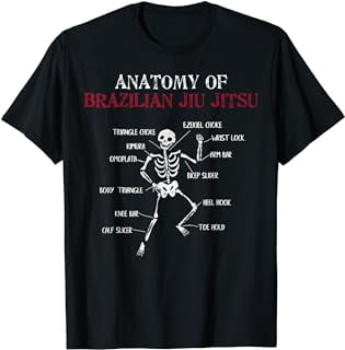 Mma Grappling Tee Anatomy Of Bjj Brazilian Jiu Jitsu T-Shirt Mma Grappling Tee Anatomy Of Bjj Brazilian Jiu Jitsu T-Shirt