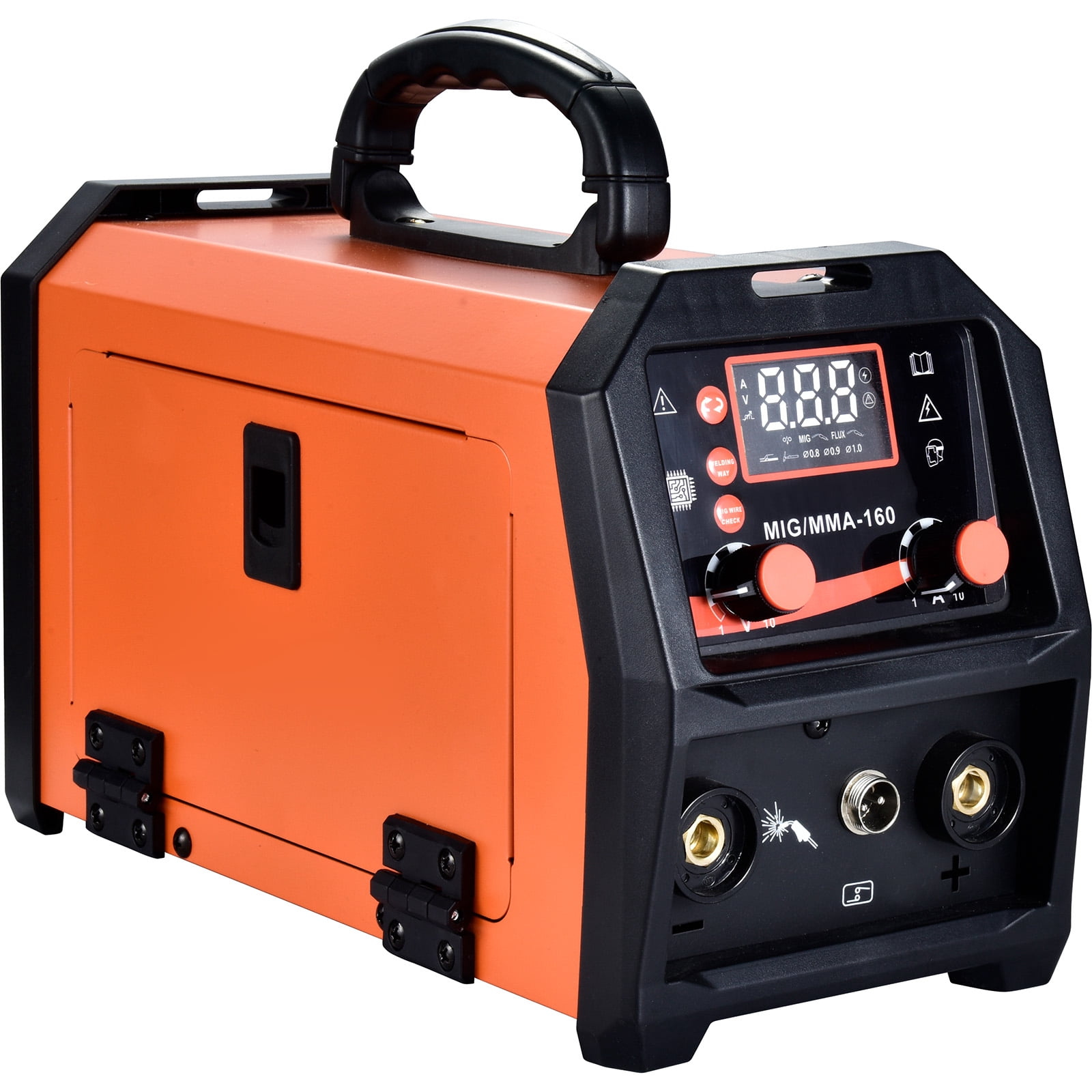 MMA MIG 160A Welder, 4 in 1 Portable Inverter Welding Machine, Dual Voltage Multi-functional Electric Welding Equipment for Household & Workshop