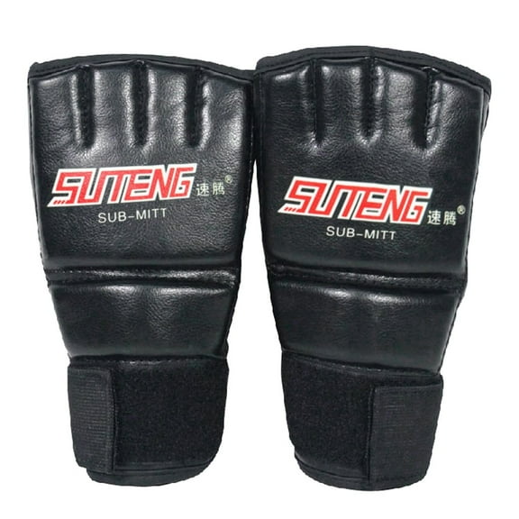 MMA Muay Thai Training Punching Bag Mitts Boxing Gloves