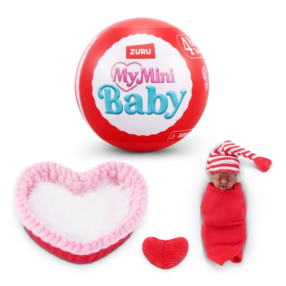 My Mini Baby Sweet Hearts Mystery Capsule - Baby Doll Toy with Accessories Collectible by ZURU