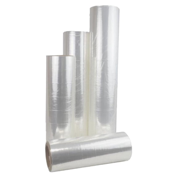 MMBM Heat Shrink Film Wrap 20" x 3500' 75 Gauge 1 Roll Perforated Centerfold Polyolefin Packaging Film Roll