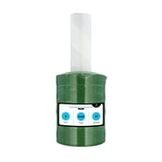 MMBM 1 Roll - 5" x 1000' 3" Core Colored Mini Extended Core Stretch Wrap Shrink Film, Tinted Green, 47 Gauge