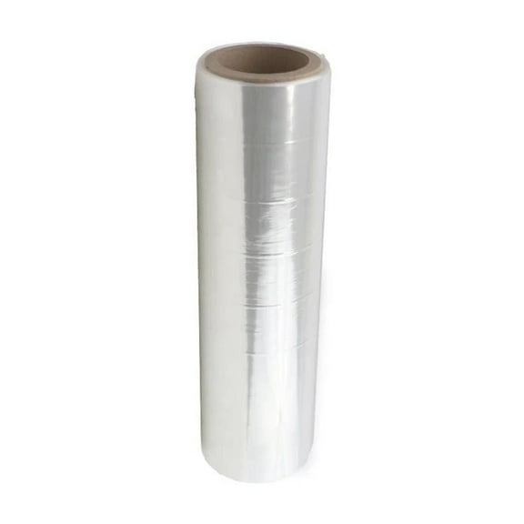 MMBM Heat Shrink Film Roll 12" x 2625' 1 Roll 100 Gauge Clear Polyolefin Wrap for Food Safe Packaging Goods