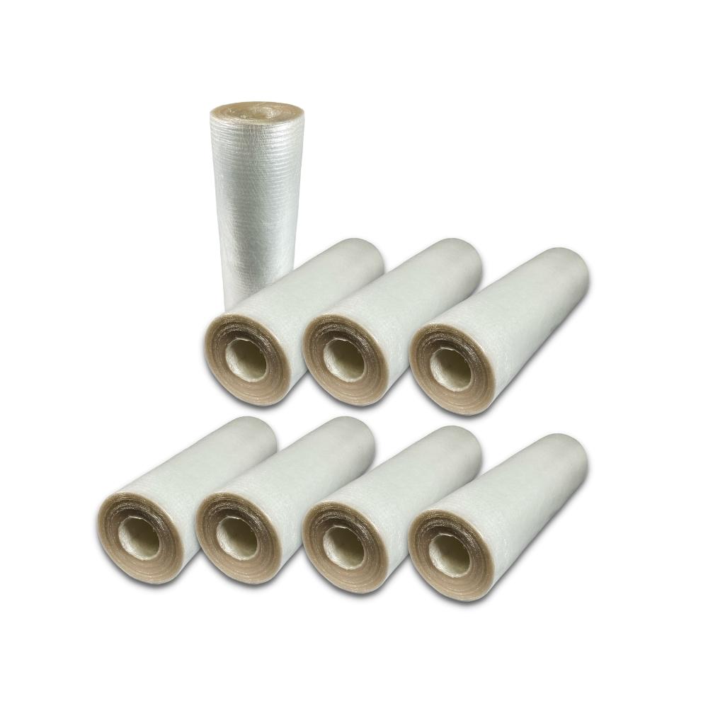 MMBM 18" x 2000' Clear Coreless Plastic Pallet Hand Stretch Wrap 32