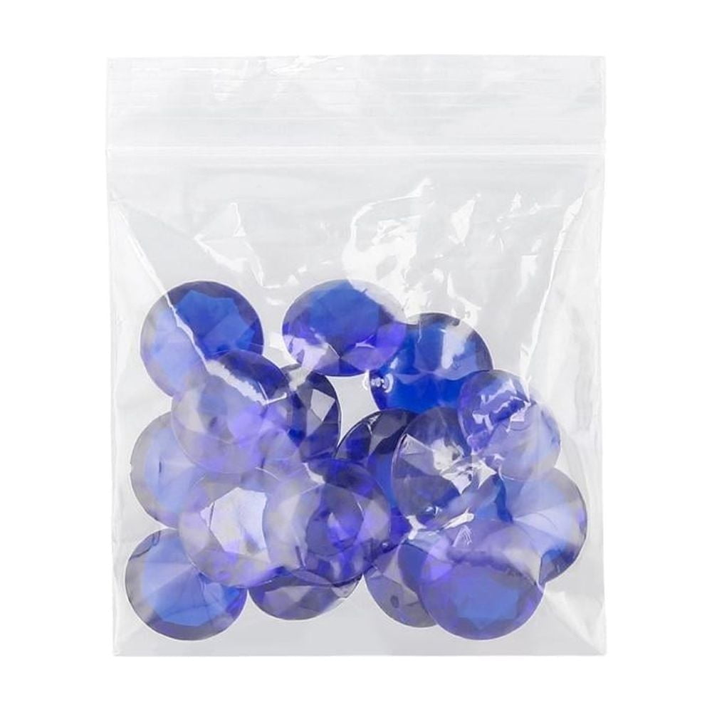 2000 Pack 5x5 Inch Clear Zipper Bags – 2 Mil Reclosable Plastic Pouches For Jewelry, Crafts, Storage
