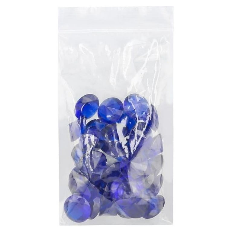 3 x 3 Zip Top Seal Lock Reclosable Bags Clear Plastic Zip Seal 2mil Poly Bags 1000 Pcs