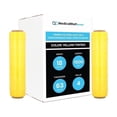 thumbnail image 1 of MMBM Yellow Tinted Stretch Wrap 18" x 1500' 4 Rolls 63 Gauge Hand Shrink Film for Pallet Wrapping and Shipping, 1 of 7