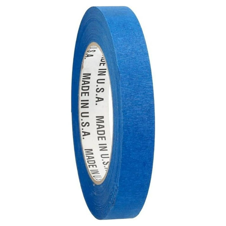 Masking Tape: 2 Wide, 60 yd Long, 5.7 mil Thick, Blue