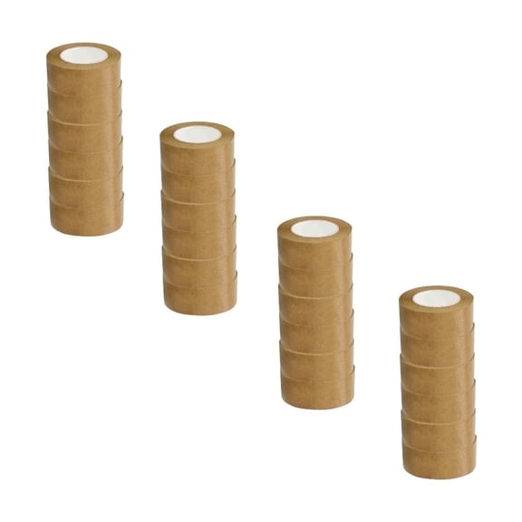 MMBM 6 Rolls - 4.8 Mil - Colored Heavy Duty Durable Flat-Back Tape Impressive Tensile Strength, Strong & Secure Seal, Rubber Adhesive, 2" x 55 Yards, Brown