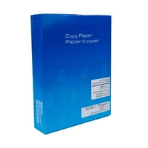MMBM 10 Case 8.5" x 11" White Copy Paper 75 GSM Matte Virgin Paper for Black & White and Color Printing 500 Sheets/Case